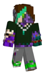 seaweed and dove gray Minecraft skin — Classic model — first worn by i_dont_exist__