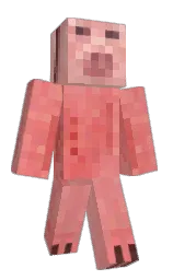 white and deep blush Minecraft skin — Classic model — first worn by 20120315