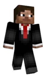 Minecraft-Skin in black und mine shaft — Modell: Klassisch — zuerst getragen von suzuukiiiiii