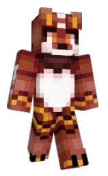 black and cherrywood Minecraft skin — Classic model