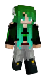TrashPanda44365's Minecraft skin wearing the Cherry Blossom cape