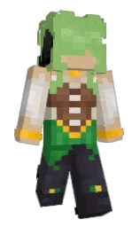 forest green and olivine Minecraft skin — Slim model — first worn by The_Wenyz