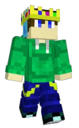 NolanGamerKing's Minecraft skin wearing the Twisted cape