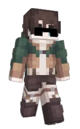 mineral green and nandor Minecraft skin — Slim model — first worn by elisinspace