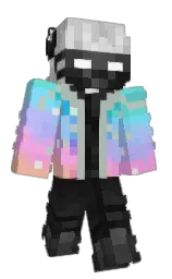 udoga's Minecraft skin wearing the Aurora cape