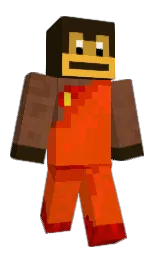 supermonke's Minecraft skin wearing the Migrator cape