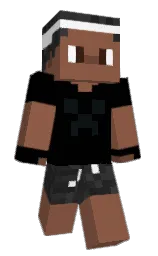 black and spicy mix Minecraft skin — Classic model