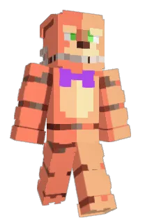 Front of Vevud's skin