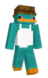 eastern blue and jungle green Minecraft skin — Classic model