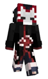 black and cod gray Minecraft skin — Classic model