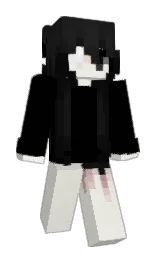 black and spring wood Minecraft skin — Slim model