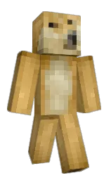 Kinitamay's Minecraft skin wearing the Mojang Office cape