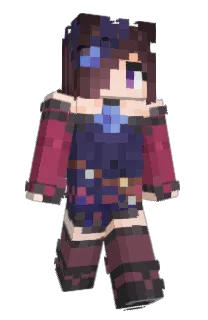 Front of darbito's skin