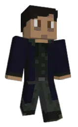 Cleric_Alpha's Minecraft skin wearing the Migrator cape