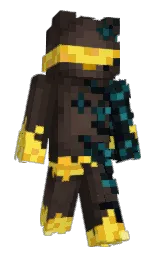 zeus and cocoa brown Minecraft skin — Slim model