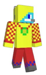 golden fizz and persian red Minecraft skin — Classic model