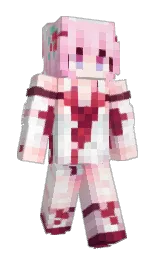 white and pampas Minecraft skin — Slim model — first worn by Tang333
