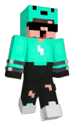 Migxi_'s Minecraft skin wearing the Menace cape