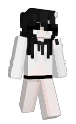 concrete and white linen Minecraft skin — Slim model — first worn by Avmaii