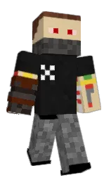 cod gray and zombie Minecraft skin — Classic model — first worn by 5P3C7R31