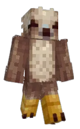 Soko's Minecraft skin wearing the MineCon 2015 cape