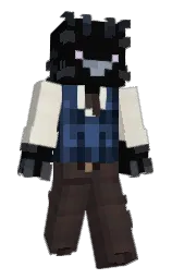 cod gray Minecraft skin — Slim model — first worn by MidKnightRaven
