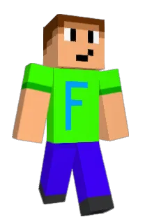 Front of Fracty's skin