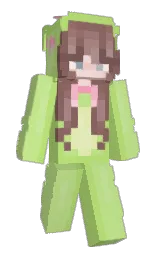 yellow green and caper Minecraft skin — Slim model