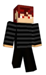 black and mine shaft Minecraft skin — Classic model