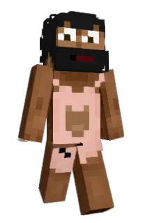 Front of HiddenIsme's skin