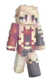 Front of Ribo's skin