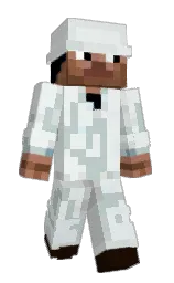 porcelain and aqua haze Minecraft skin — Slim model