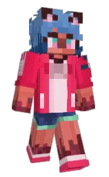 danube and amaranth Minecraft skin — Slim model — first worn by Bluuee__