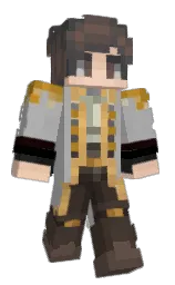 PicsouGame's Minecraft skin wearing the Cherry Blossom cape