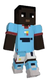 PuenteNuevo's Minecraft skin wearing the Migrator cape