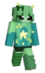 Nozie's Minecraft skin wearing the Vanilla cape