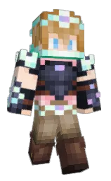__Diamond___'s Minecraft skin wearing the Aurora cape