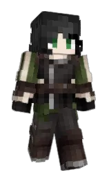 mine shaft and cocoa brown Minecraft skin — Slim model — first worn by BigBigMint