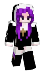 Curple's Minecraft skin wearing the Common cape