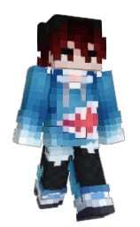 shark and deep sapphire Minecraft skin — Slim model — first worn by ForceBlast_