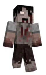 black and diesel Minecraft skin — Classic model — first worn by WolfZas