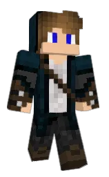 AdelM's Minecraft skin wearing the Migrator cape