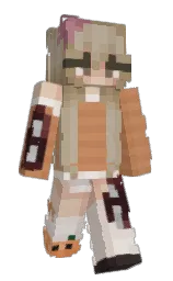 twine and heathered gray Minecraft skin — Slim model — first worn by DeadMake