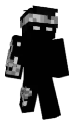 black and deep fir Minecraft skin — Classic model