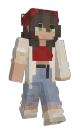 merlin and wafer Minecraft skin — Slim model — first worn by SaucePacketOG