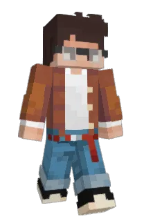 Front of Nolan's skin