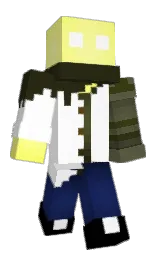 SquaredEggs's Minecraft skin wearing the Follower's cape