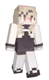 rose white and bridesmaid Minecraft skin — Slim model — first worn by KGotti0725