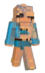 my pink and apricot Minecraft skin — Slim model — first worn by yorkminster