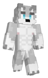silver and wild sand Minecraft skin — Classic model